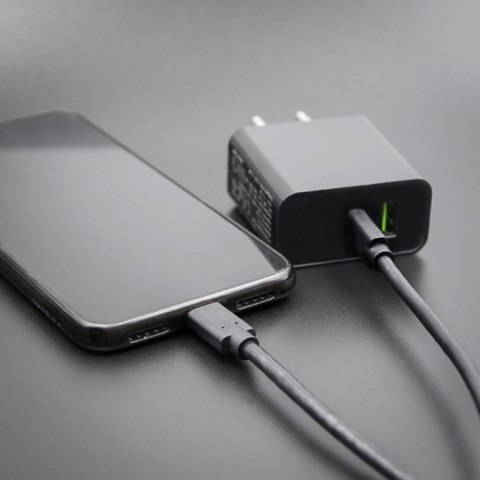 Kabel USB 3.1 typ C męski | USB 3.1 typ C męski | 2m | Czarny Kabel USB 3.1 typ C męski | USB 3.1 typ C męski | 2m | Czarny