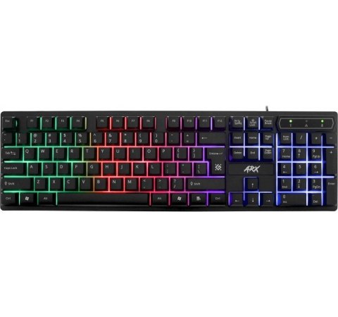 Klawiatura gamingowa ARX GK-196L przewodowa podświetlenie LED