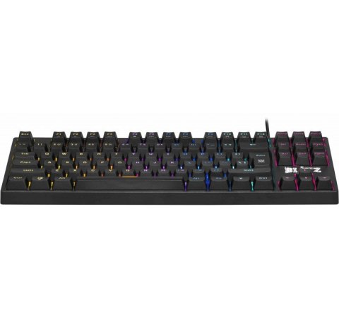 Klawiatura gamingowa BLITZ GK-240L mechaniczna podświetlenie RGB Klawiatura gamingowa BLITZ GK-240L mechaniczna podświetlenie RGB