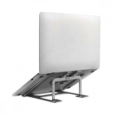 Podstawka pod laptop aluminiowa Ergo Office ER-416G Szara