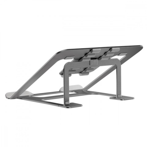 Podstawka pod laptop aluminiowa Ergo Office ER-416G Szara