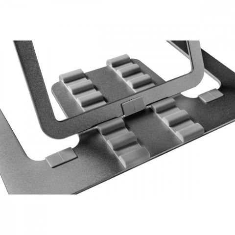 Podstawka pod laptop aluminiowa Ergo Office ER-416G Szara