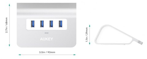 CB-H5 aluminiowy HUB USB-A | 4xUSB 3.0 | 5Gbps CB-H5 aluminiowy HUB USB-A | 4xUSB 3.0 | 5Gbps
