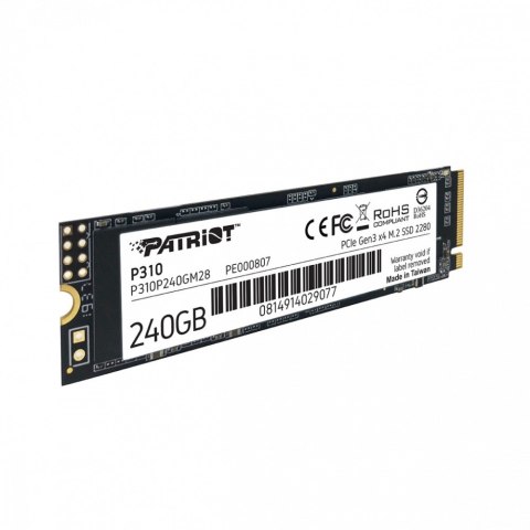 Dysk SSD P310 240GB M.2 2280 1700/1000 PCIe NVMe Gen3 x 4 Dysk SSD P310 240GB M.2 2280 1700/1000 PCIe NVMe Gen3 x 4