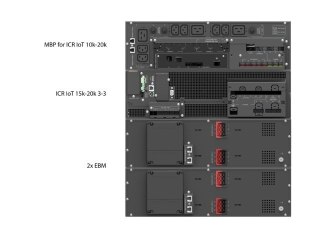 Zasilacz awaryjny Rack VFI 20000 ICR IOT 3/3 On-line 10KVA terminal RJ-45 USB-B RS-232 3/3