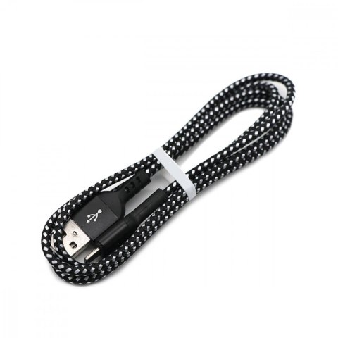Kabel USB C fast charge 2.4A MCE482 Czarny
