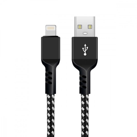 Kabel lightning fast charge 2.4A MCE481 Czarny Kabel lightning fast charge 2.4A MCE481 Czarny