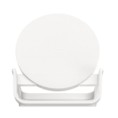 Ładowarka bezprzewodowa, stojąca 10W + zasilacz QC 3.0, biała