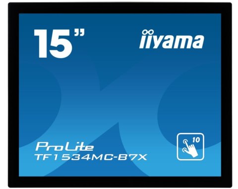 Monitor 15 cali TF1534MC-B7X TN,10 punktów dotykowych, HDMI, DP, 4:3, P65, 7H, USB