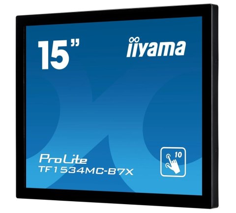 Monitor 15 cali TF1534MC-B7X TN,10 punktów dotykowych, HDMI, DP, 4:3, P65, 7H, USB