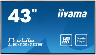 Monitor 43 LE4340S-B3 VA/FHD/HDMI/VGA/USB/RJ45/2X10W/16/7