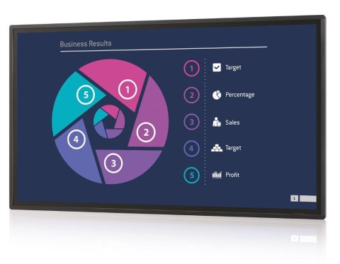 Monitor interaktywny 42.5 cala PN-HW-Series, technologia podczerwieni, UHD, 350cd/m2, , 10 punktów dotykowych