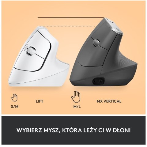 Mysz Lift Biała 910-006475 Mysz Lift Biała 910-006475
