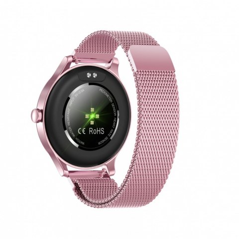 Smartwatch Classy różówy stalowy