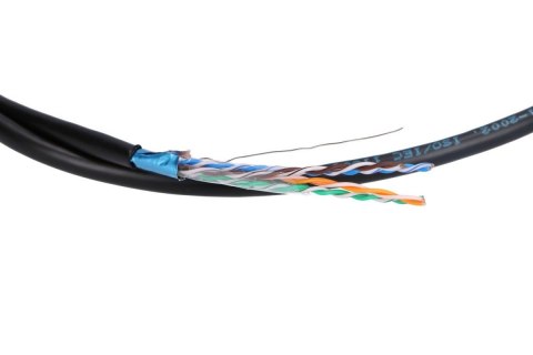 Kabel sieciowy CAT5E FTP zewnętrzny 305m Kabel sieciowy CAT5E FTP zewnętrzny 305m