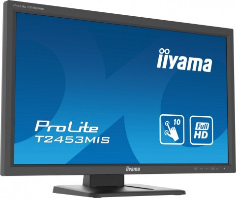 Monitor 24 cale T2453MIS-B1 VA,10p.dotyku,podczerwień,7H,HDMI,DP,VGA Monitor 24 cale T2453MIS-B1 VA,10p.dotyku,podczerwień,7H,HDMI,DP,VGA
