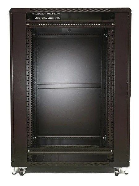 Szafa rack 27U 800x800mm czarna stojąca Szafa rack 27U 800x800mm czarna stojąca
