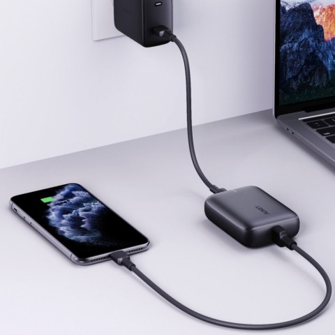 PB-N83S Mini Power Bank 10000 mAh 22.5W 2xUSB Quick Charge 3.0 Power Delivery PD 3.0 Fast Charge Pass-Through Charging PB-N83S Mini Power Bank 10000 mAh 22.5W 2xUSB Quick Charge 3.0 Power Delivery PD 3.0 Fast Charge Pass-Through Charging