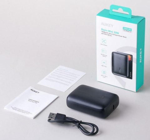 PB-N83S Mini Power Bank 10000 mAh 22.5W 2xUSB Quick Charge 3.0 Power Delivery PD 3.0 Fast Charge Pass-Through Charging PB-N83S Mini Power Bank 10000 mAh 22.5W 2xUSB Quick Charge 3.0 Power Delivery PD 3.0 Fast Charge Pass-Through Charging