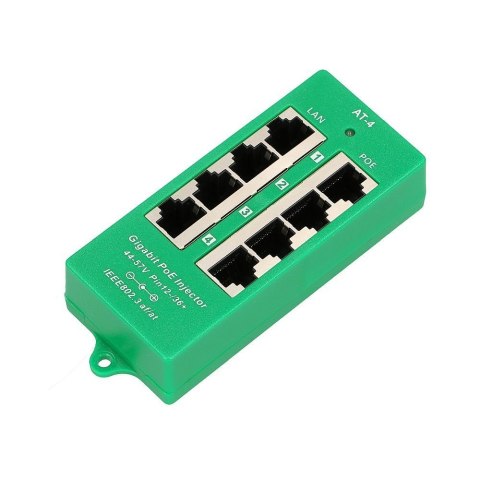 PoE Injector 4 Portowy Gigabit PoE Injector 4 Portowy Gigabit