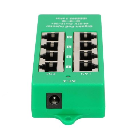 PoE Injector 4 Portowy Gigabit PoE Injector 4 Portowy Gigabit