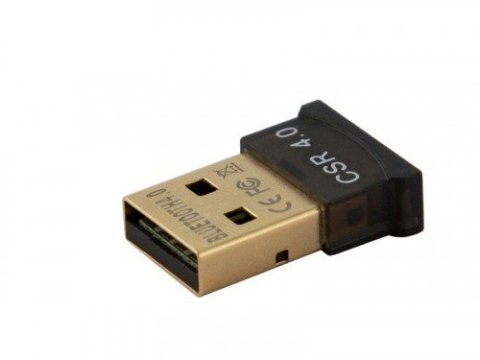 Adapter komputerowy USB Nano Bluetooth 4.0, 3Mb/s, zasięg 50m, BT-040 Adapter komputerowy USB Nano Bluetooth 4.0, 3Mb/s, zasięg 50m, BT-040