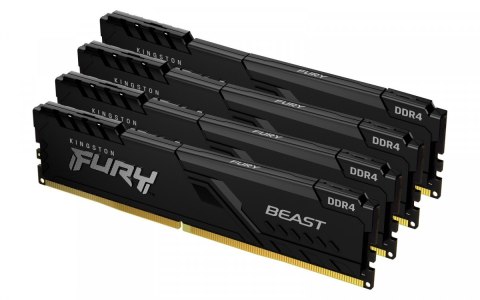 Pamięć DDR4 Fury Beast 32GB(4*8GB)/3200 CL16 Pamięć DDR4 Fury Beast 32GB(4*8GB)/3200 CL16