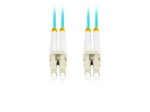 Patchcord światłowodowy Mm Lc/Upc-Lc/Upc Duplex 3.0mm 2m Aqua