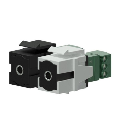 Adapter Keystone Żeński 3,5 mm - 3-torowa kostka elektryczna - 3-torowa kostka elektryczna - VCK315/B