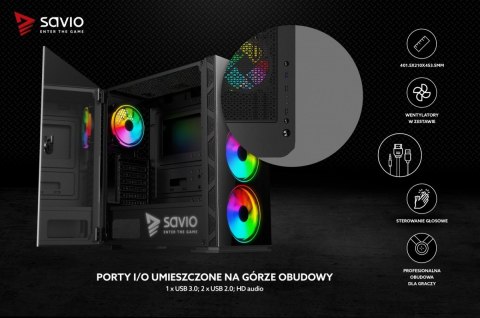 Obudowa komputerowa, ARGB, Glass, Prime X1 Obudowa komputerowa, ARGB, Glass, Prime X1