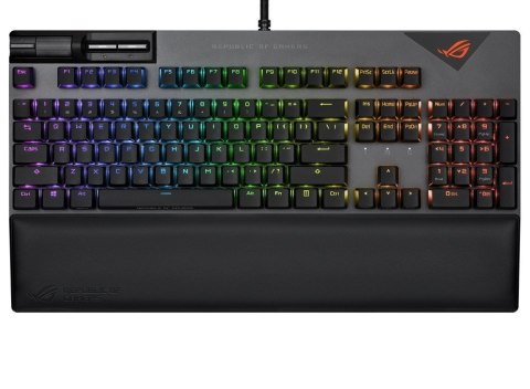 Klawiatura ROG STRIX Flare II 8000Hz/ ROG NX/ PBT/ USB 2.0/ czarna Klawiatura ROG STRIX Flare II 8000Hz/ ROG NX/ PBT/ USB 2.0/ czarna