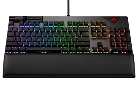 Klawiatura ROG STRIX Flare II 8000Hz/ ROG NX/ PBT/ USB 2.0/ czarna Klawiatura ROG STRIX Flare II 8000Hz/ ROG NX/ PBT/ USB 2.0/ czarna