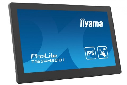 Monitor 15.6 cali T1624MSC-B1 IPS,poj.10pkt.450cd,24/7,media player,6H Monitor 15.6 cali T1624MSC-B1 IPS,poj.10pkt.450cd,24/7,media player,6H