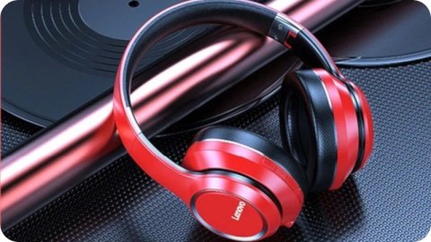 Słuchawki nauszne bluetooth HD200 Czerwone Słuchawki nauszne bluetooth HD200 Czerwone