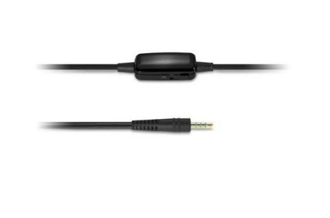 Słuchawki z mikrofonem 3.5mm jack z regulacją głośności