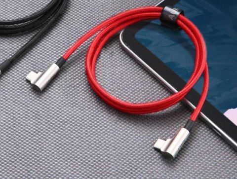 CB-CMD37 OEM kabel USB-C - USB-C 1m 60W PD 3A 20V nylonowy oplot czerwony
