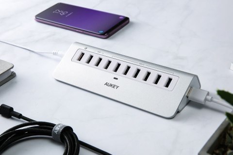 CB-H6S aluminiowy Hub 10xUSB | 10w1 | 7xUSB 3.1 | 2xUSB AiPower | 1xUSB Quick Charge 3.0 CB-H6S aluminiowy Hub 10xUSB | 10w1 | 7xUSB 3.1 | 2xUSB AiPower | 1xUSB Quick Charge 3.0