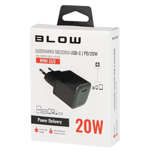 Ładowarka sieciowa z gn. USB-C PD/20W MINI Ładowarka sieciowa z gn. USB-C PD/20W MINI