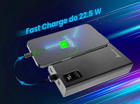 Powerbank EPB-068 USB-C EX.19508 czarny Powerbank EPB-068 USB-C EX.19508 czarny