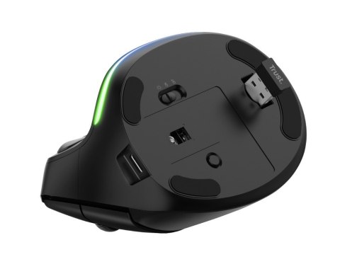 Bezprzewodowa ładowalna ECO mysz ergonomiczna BAYO Bezprzewodowa ładowalna ECO mysz ergonomiczna BAYO