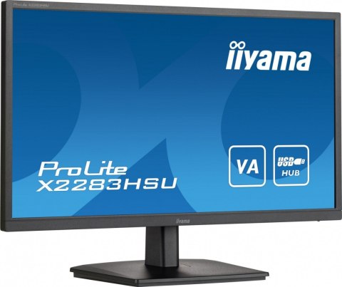 Monitor 21.5 cala X2283HSU-B1 VA,HDMI,DP,2x2W,2xUSB,1ms,VESA