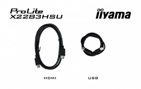 Monitor 21.5 cala X2283HSU-B1 VA,HDMI,DP,2x2W,2xUSB,1ms,VESA