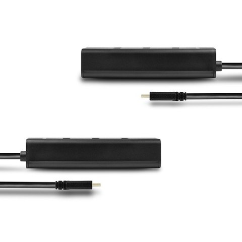 HUE-S2C Hub 4-portowy USB 3.2 Gen 1 charging hub, 40cm USB-C kabel, microUSB dodatkowe zasilanie HUE-S2C Hub 4-portowy USB 3.2 Gen 1 charging hub, 40cm USB-C kabel, microUSB dodatkowe zasilanie