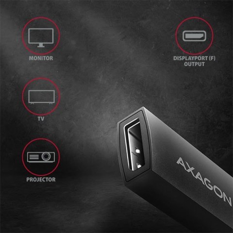RVC-DP Konwerter/adapter USB-C -> DisplayPort, 4K/60Hz RVC-DP Konwerter/adapter USB-C -> DisplayPort, 4K/60Hz