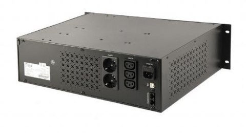 Zasilacz awaryjny UPS 2000VA Line-In 2xC13 2xSchuko USB
