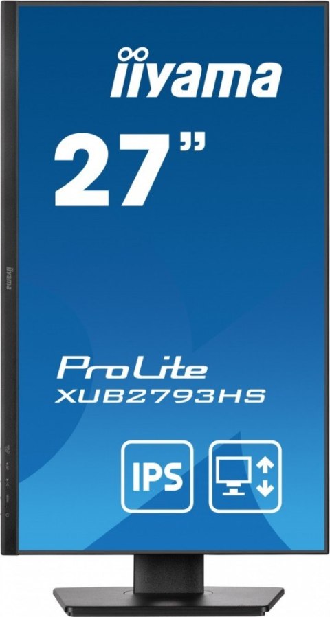 Monitor 27 cali XUB2793HS-B5 IPS,FHD,HDMI,DP,2x2W,HAS(150mm),300cd Monitor 27 cali XUB2793HS-B5 IPS,FHD,HDMI,DP,2x2W,HAS(150mm),300cd
