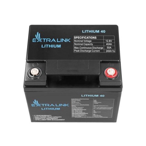 Akumulator LiFePO4 40AH 12.8V BMS EX.30431
