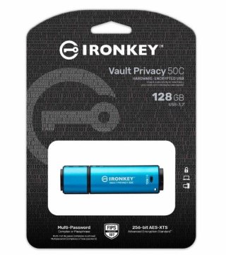 Pendrive 128GB IronKey Vault Privacy 50C AES-256 FIPS-197