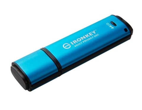 Pendrive 64GB IronKey Vault Privacy 50C AES-256 FIPS-197