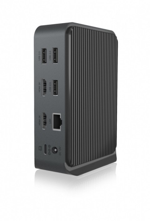 Stacja dokująca IB-DK2261AC 13w1 USB Type-C,7xUSB,czytnik kart,Audio in/out,LAN,HDMI